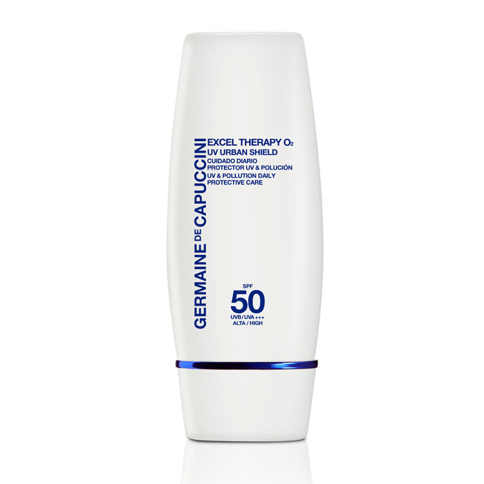 excel therapy o2 uv urban shield spf50 g.capuccini30ml